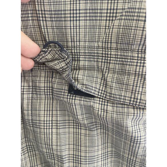 The North Face Shirt Mens Gray Plaid Button Up LS Hiking Vented Outdoors M EUC - Picture 7 of 11
